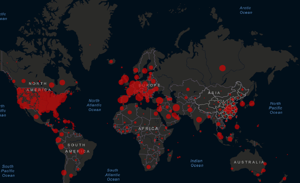Κορονοϊός: Live χάρτης με την εξέλιξη της πανδημίας – Πάνω από 170.000 οι νεκροί