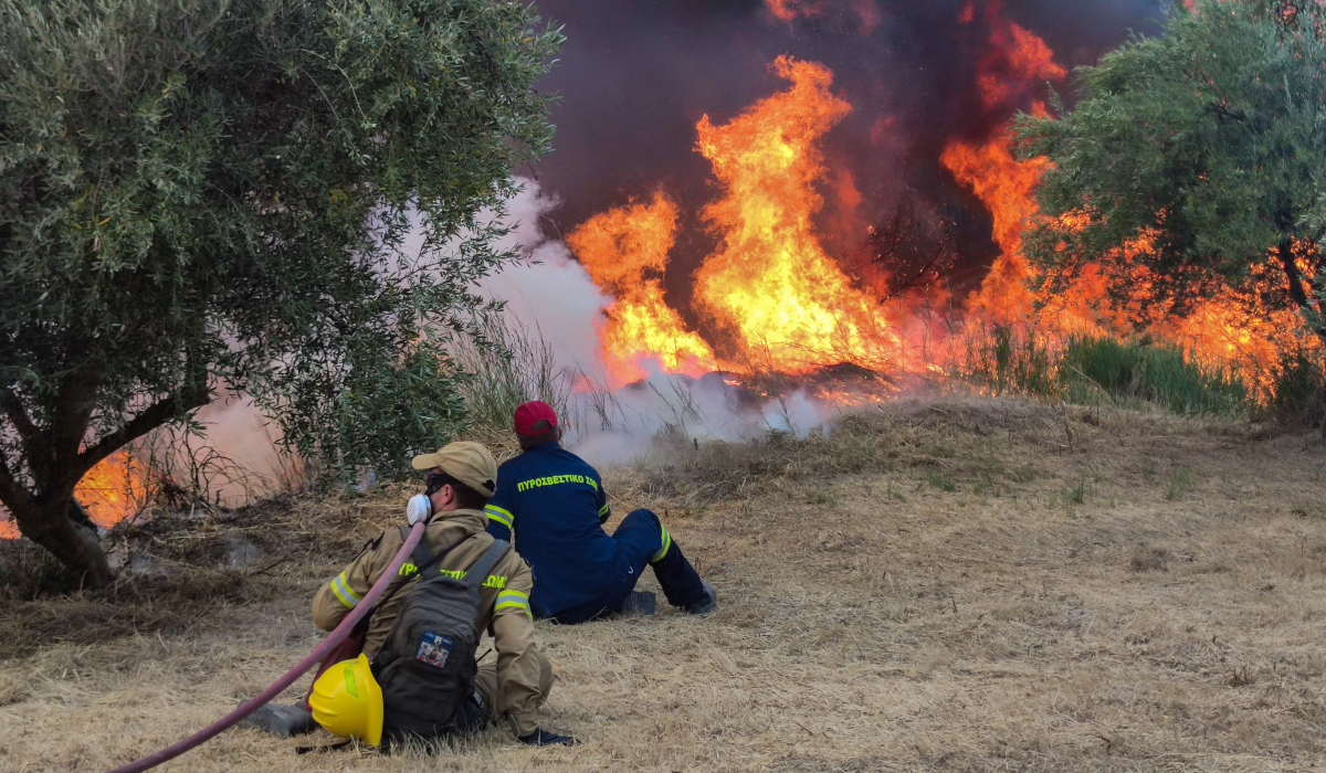 Φωτιά στην Ηλεία: Εντοπίστηκε ύποπτος για εμπρησμό