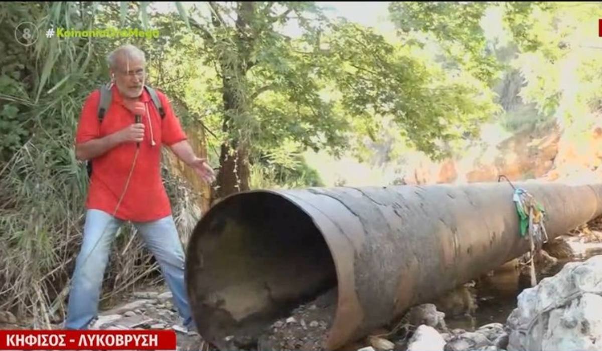 Εικόνες ντροπής στον Κηφισό: Αγωγοί «φαντάσματα» ρίχνουν λύματα στο ποτάμι