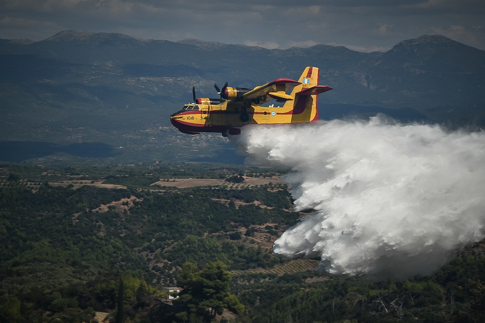 Φωτιά στο Βαρθολομιό Ηλείας – Τέθηκε υπό μερικό έλεγχο