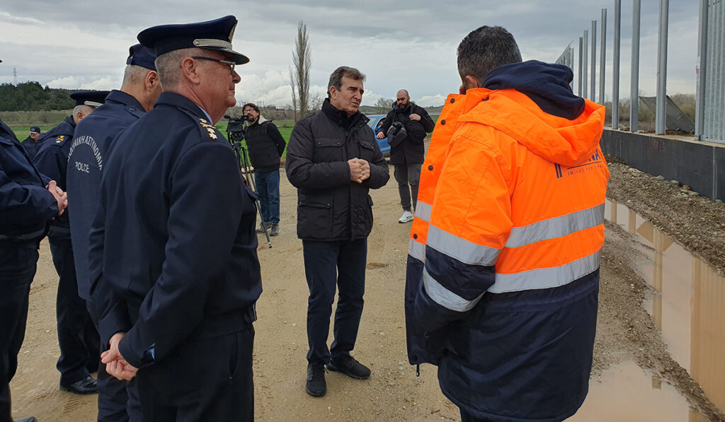 Αυτοψία Χρυσοχοΐδη στα έργα επέκτασης του φτάχτη στον Έβρο: Τα σύνορά μας θα γίνουν περισσότερο ασφαλή