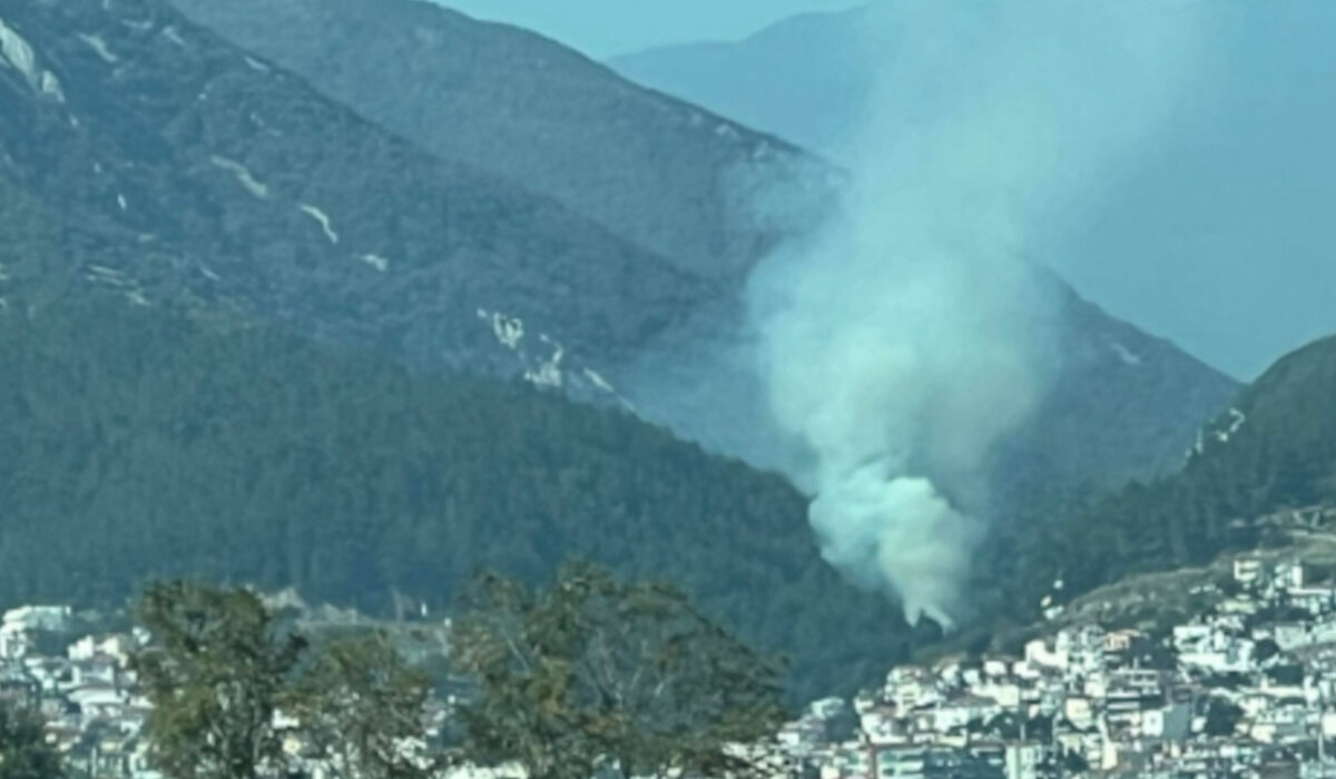 Φωτιά στο περιαστικό δάσος της Ξάνθης – Μήνυμα από το 112