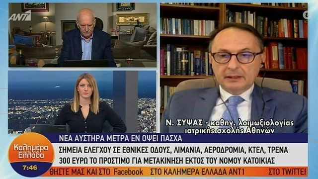 Ανοιχτές εκκλησίες: «Συνταγή για διασπορά του κορονοϊού» λέει ο καθηγητής Νίκος Σύψας