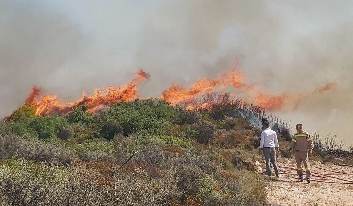 Φωτιά τώρα στη Νάξο και μήνυμα από 112 – «Απομακρυνθείτε»