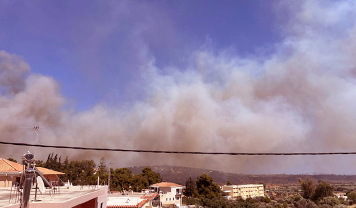 Αντιπεριφερειάρχης Αργολίδας στο iEidiseis για τη φωτιά στο Κρανίδι: «Μέτωπο από 4 πλευρές και ζημιές»