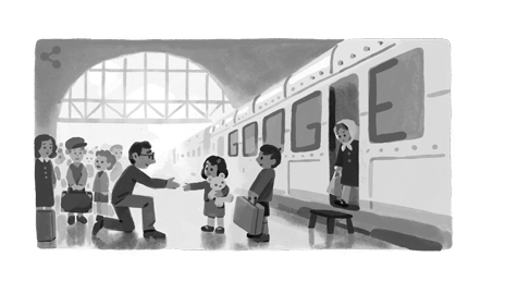 Nicholas Winton: Η Google τιμά με doodle τον Άγγλο που έσωσε 669 παιδιά