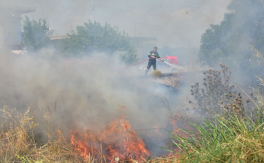 Πυρκαγιά στην Κυψέλη Αίγινας