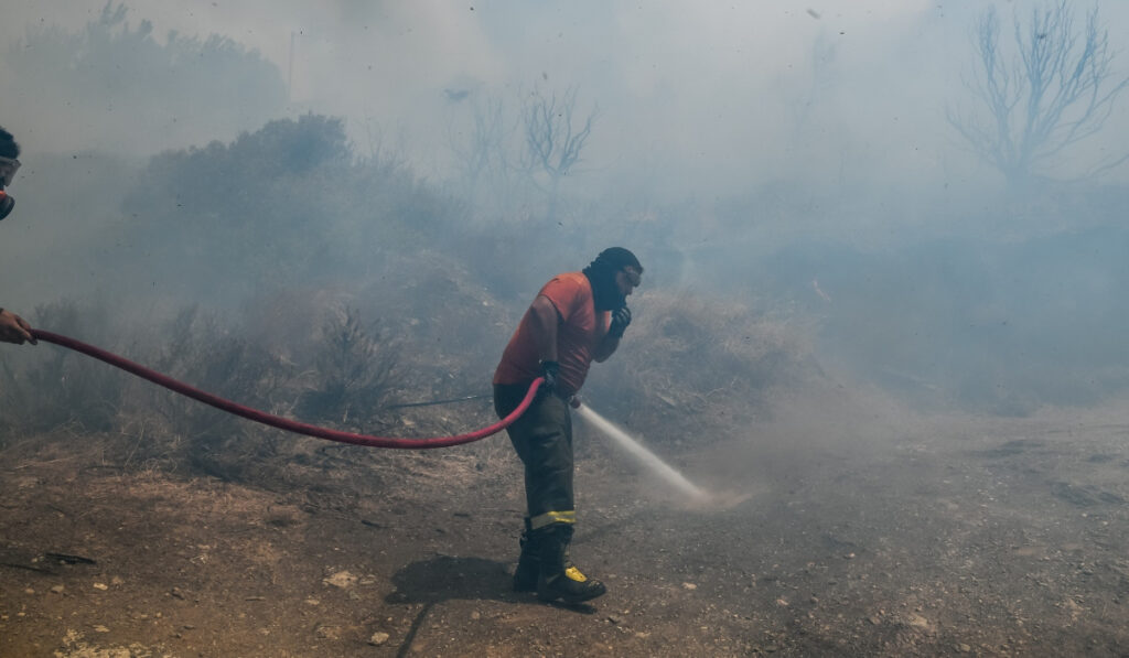 Νέα φωτιά τώρα στην Εύβοια: Πύρινο μέτωπο δίπλα στο καταφύγιο άγριας ζωής