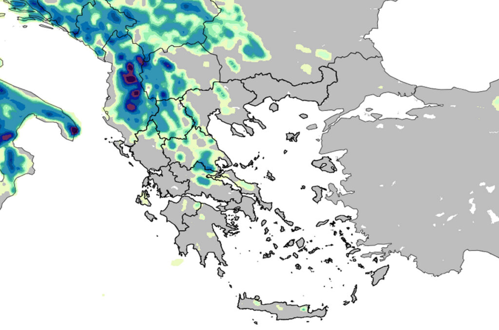 Καιρός: Έρχονται καταιγίδες και χαλάζι σήμερα – Δείτε χάρτη με τις περιοχές