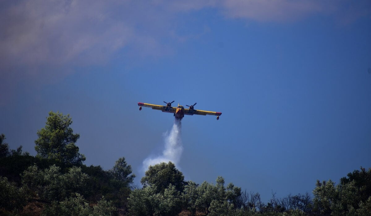 Οριοθετήθηκε η φωτιά στη Σπάρτη