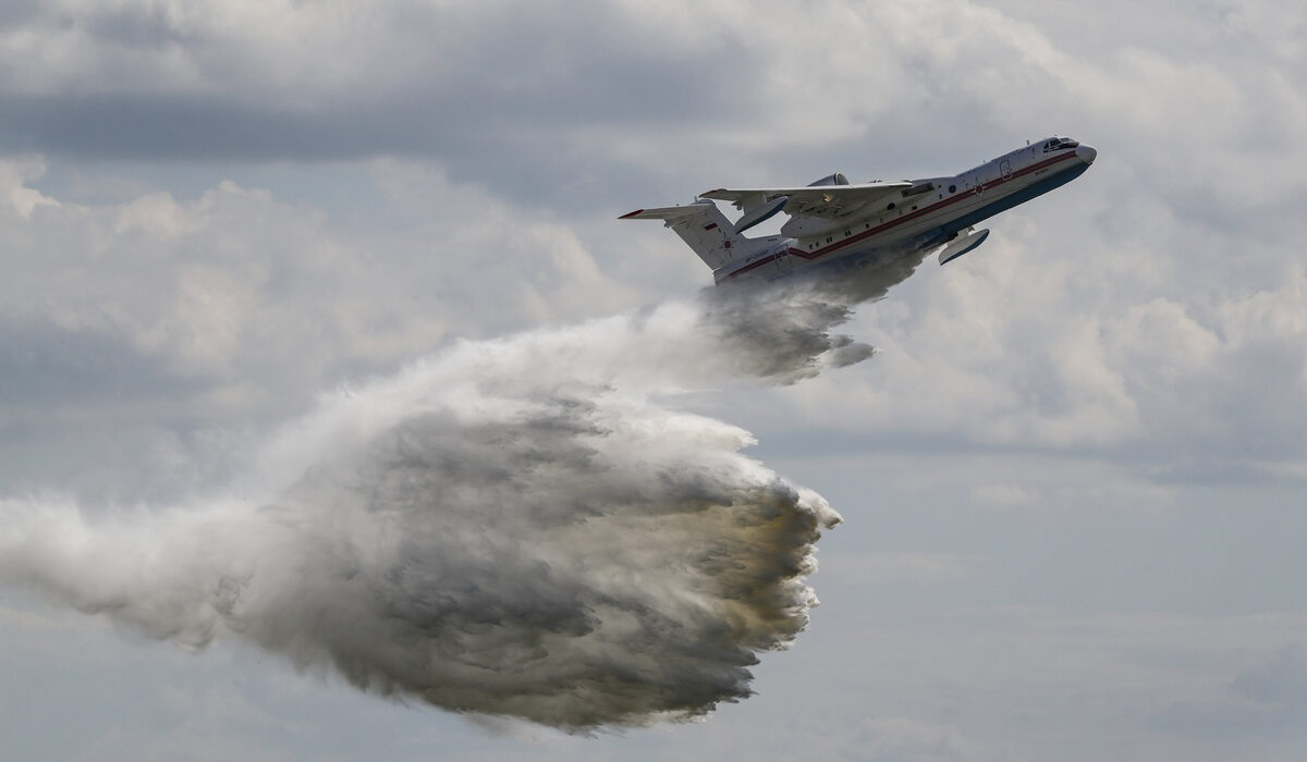 Beriev-200: Στην Κρήτη η πρώτη του ρωσικού πυροσβεστικού «γίγαντα»