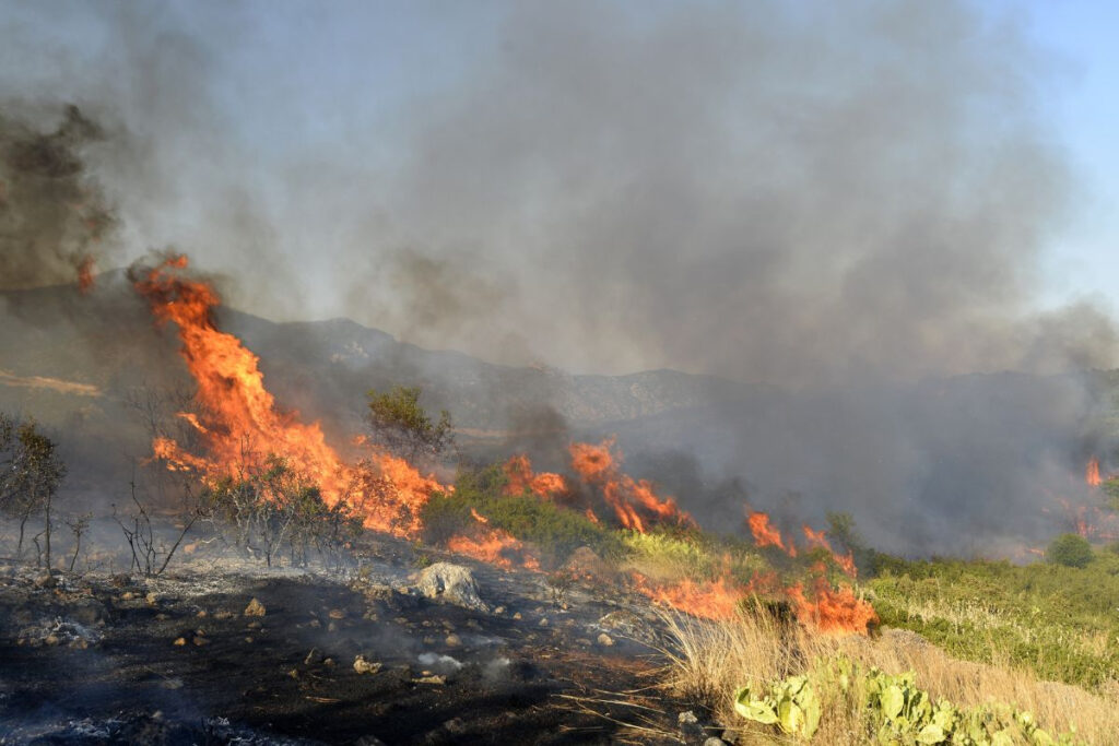 Μικρές αναζωπυρώσεις στη Ρόδο – Η εικόνα σε Μαγνησία, Κέρκυρα, Κάρυστο και Άρτα