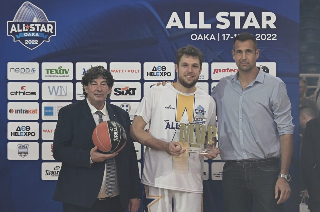 MVP του 25ου All Star Game ο Σάσα Βεζένκοφ