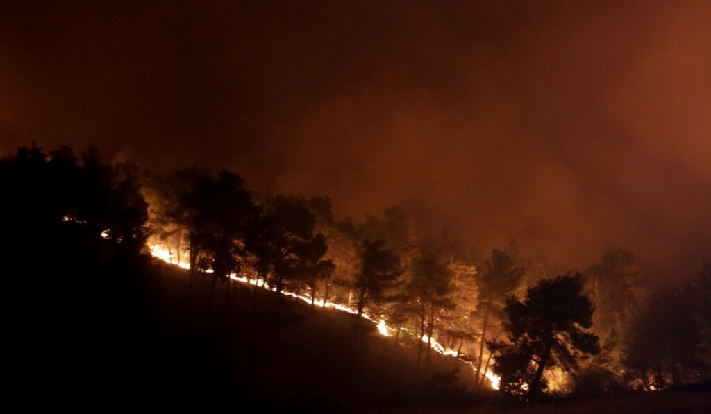 Βίλια: Δύσκολη νύχτα προβλέπει η Πυροσβεστική – «Μαίνονται πολλές μεγάλες εστίες φωτιάς»