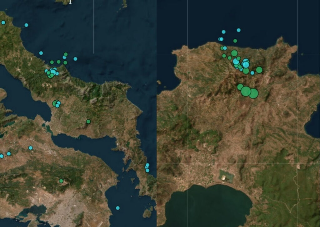 Σμήνος σεισμών στη Λέσβο: Ανησυχία σεισμολόγων για δύο περιοχές