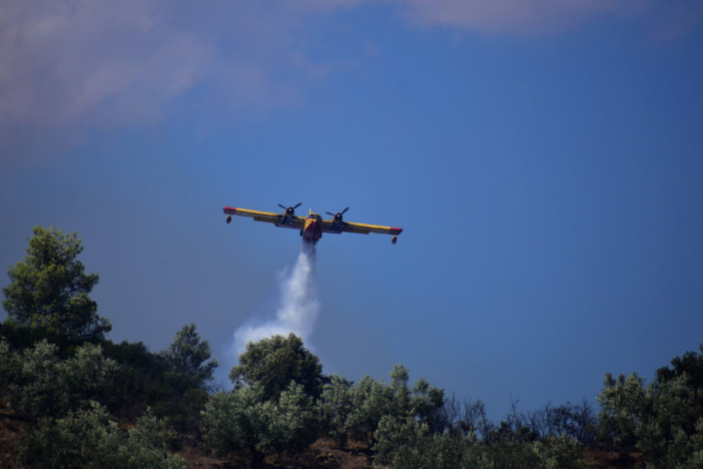 Φωτιά στη Λεύκη Καβάλας – Συναγερμός στην Πυροσβεστική