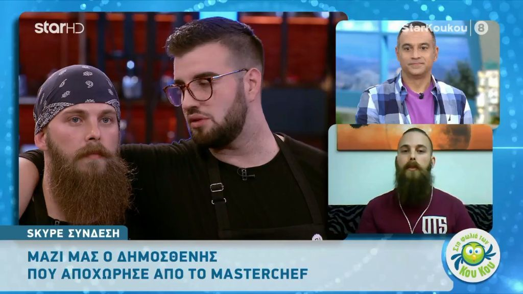 MasterChef 4: Η συγκίνηση του Δημοσθένη από τα δάκρυα για την αποχώρησή του