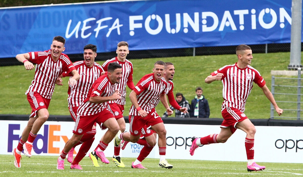 Ολυμπιακός: Στον τελικό του UEFA Youth League μετά την επική νίκη στα πέναλτι (Βίντεο)