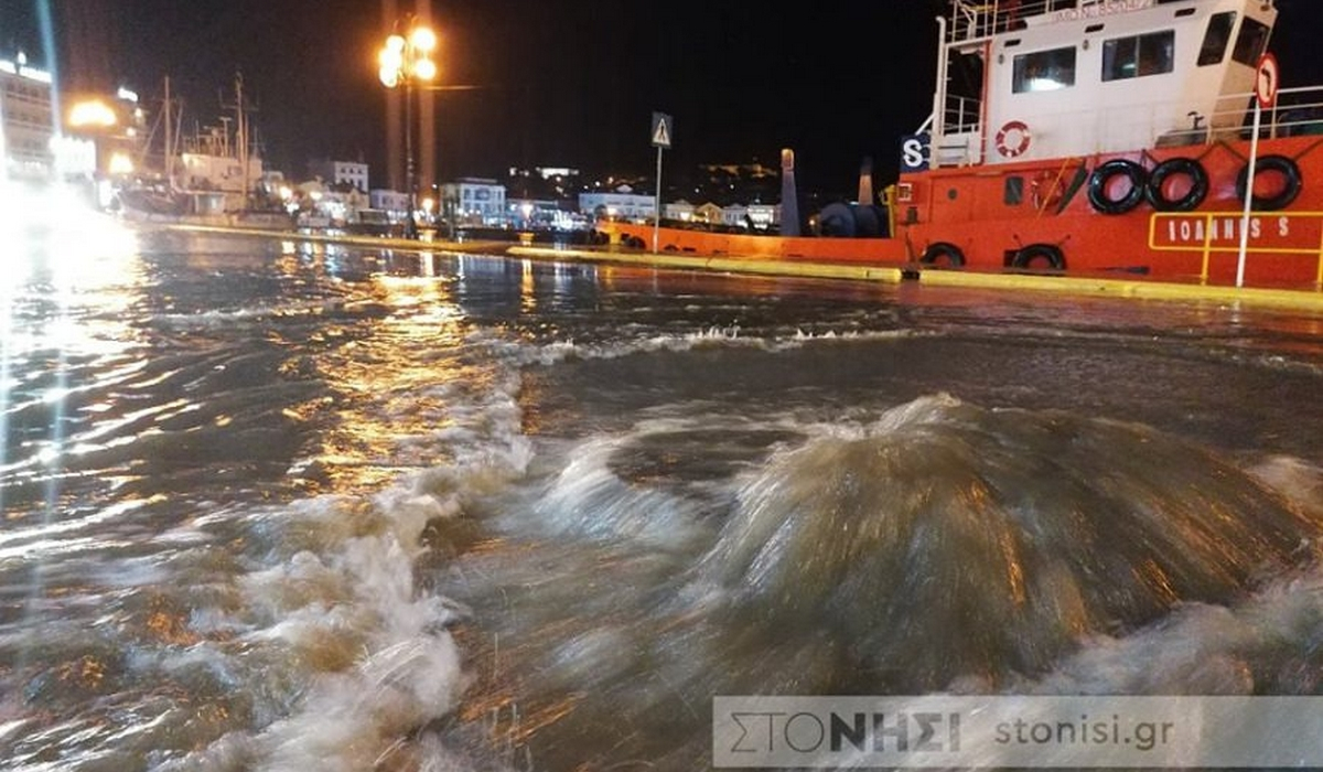 Κακοκαιρία: Προβλήματα στη Λέσβο από ισχυρές βροχοπτώσεις και θυελλώδεις ανέμους (Βίντεο)