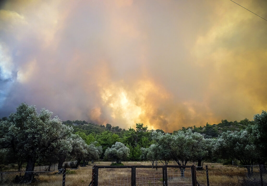 Φωτιά στη Ρόδο: «Δεν έχει γίνει καμία προσαγωγή» είπε ο εκπρόσωπος της Πυροσβεστικής