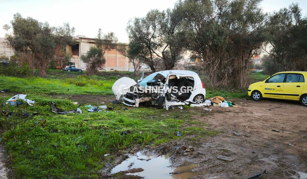 Φρικτό τροχαίο στην Κρήτη με έναν 22χρονο νεκρό – Φωτογραφίες