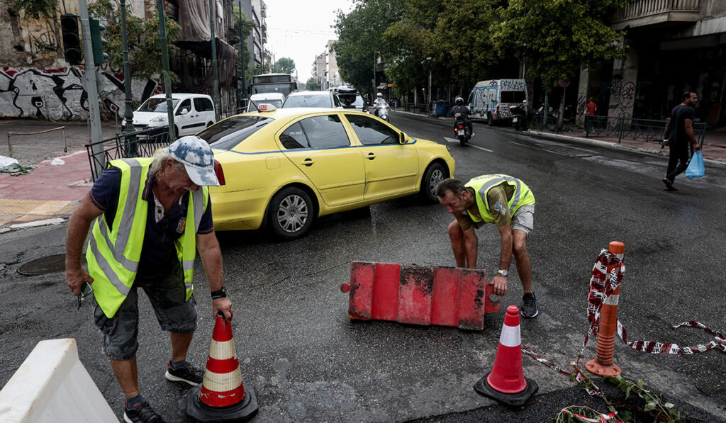 Αποκαταστάθηκε η κυκλοφορία των οχημάτων στην Ακτή Ηετιώνειας και στην Πειραιώς