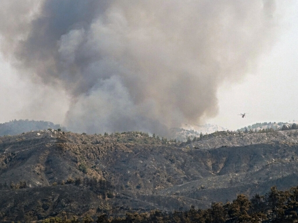 Φωτιά στο Μετόχι Επιδαύρου Αργολίδας