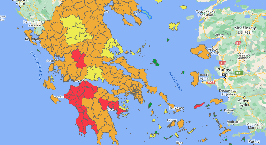 Προς απαγόρευση κυκλοφορίας σε Αργολίδα, Ευρυτανία