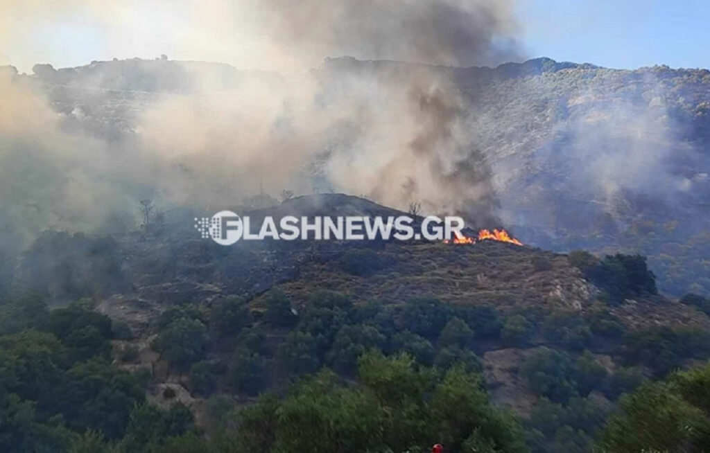 Φωτιά στα Χανιά: 112 για εκκενώσεις σε Μάζα, Αργιλές και Λιβάδα – Συνεχείς αναζωπυρώσεις