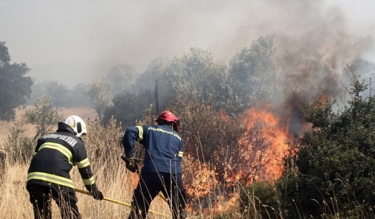 Μυτιλήνη: Υπό έλεγχο η φωτιά στην περιοχή Πετσοφά Καλλονής