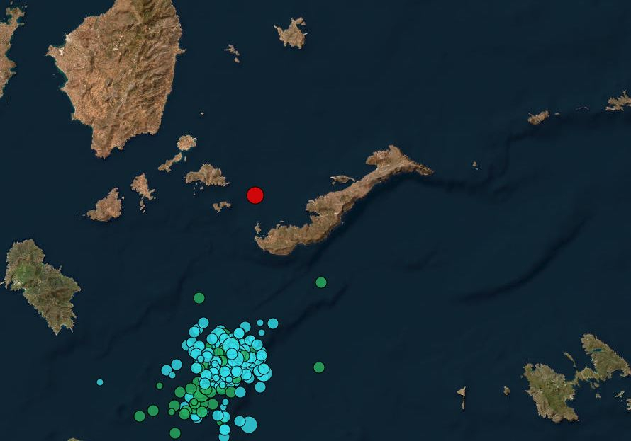 Δυνατός σεισμός τώρα στην Αμοργό