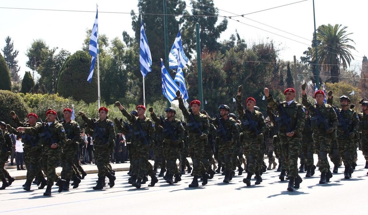 Στρατιωτική παρέλαση στην Αθήνα για την 25η Μαρτίου